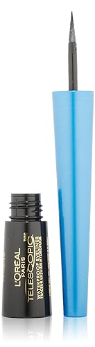 L'Oreal Paris Telescopic Precision Liquid Waterproof Eyeliner, Black, 0.08 Oz