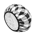 Auban Shower Cap, Shower Cap for Women Terry Cloth Lined EVA Exterior Reusable Double Layer Waterproof, Large Bath Hair Cap, Hotel Travel Essentials