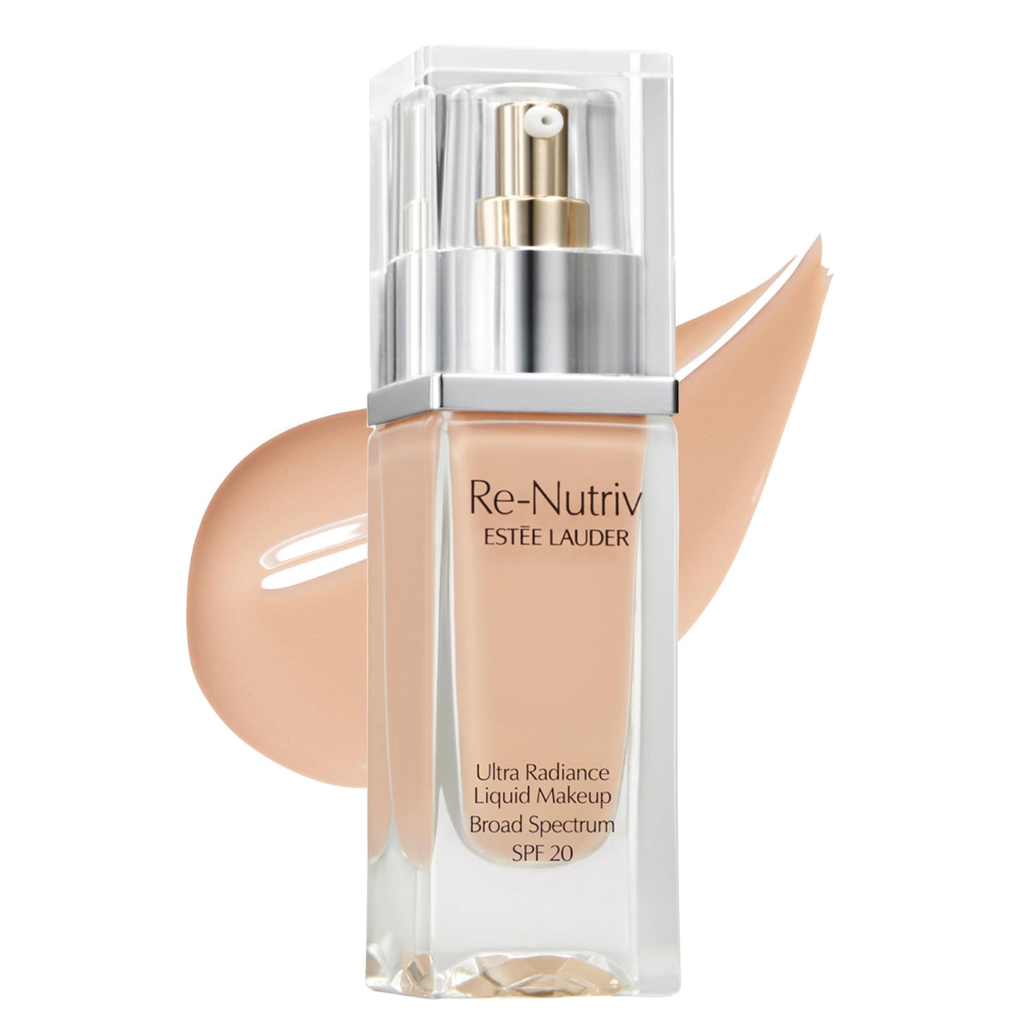 Estée Lauder Re-Nutriv Ultra Radiance Liquid Foundation SPF 20 | Luxurious, Hydrating, Long-Wearing, 1 Fl Oz, 3N1 Ivory Beige