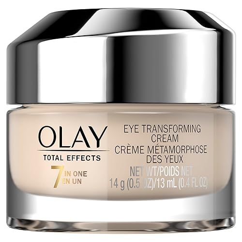 Olay Eye Cream, Total Effects Anti-Aging Treatment, 7-in-1 Hydrating, Evens Tone, Brightens, Smooths Line Lines, Minimizes Look of Pores, Firms