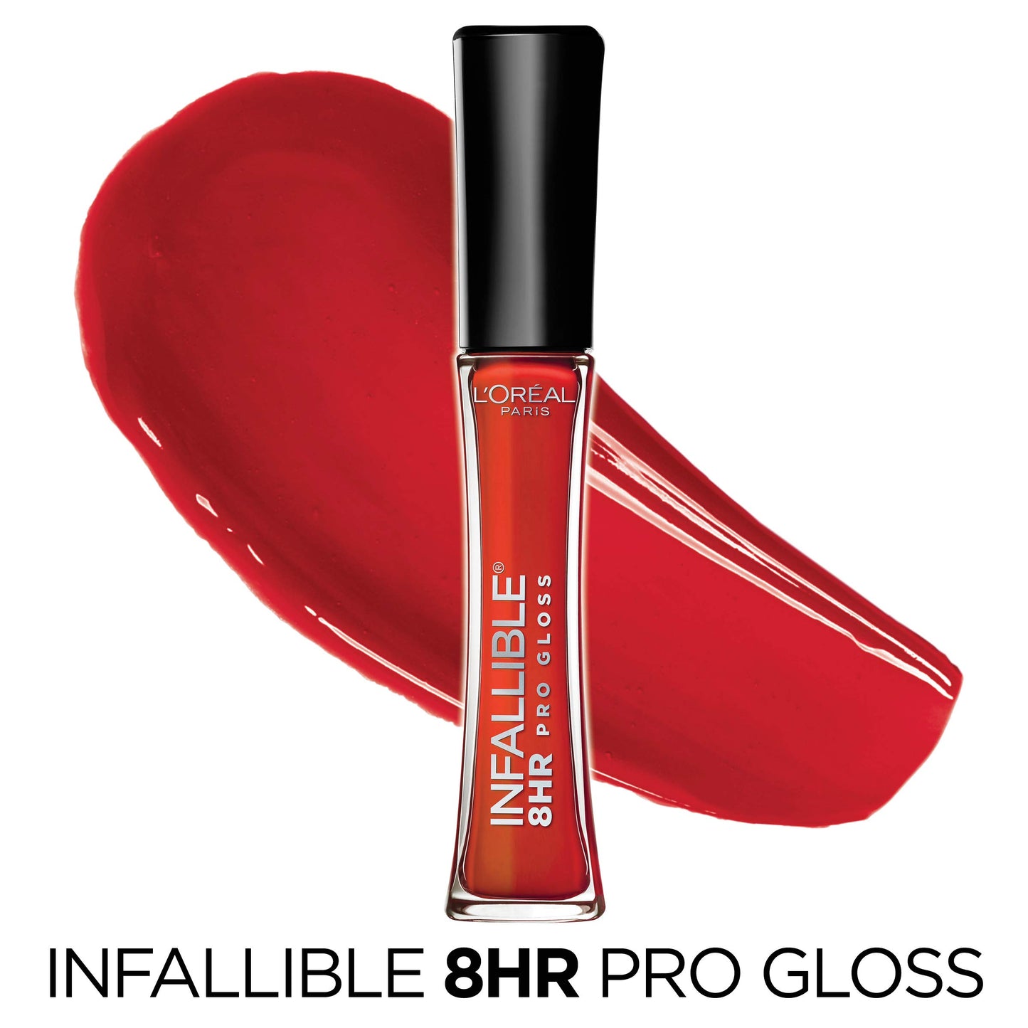 L’Oreal Paris Makeup Infallible 8 Hour Hydrating Lip Gloss, Fiery, 0.21 Fl Oz
