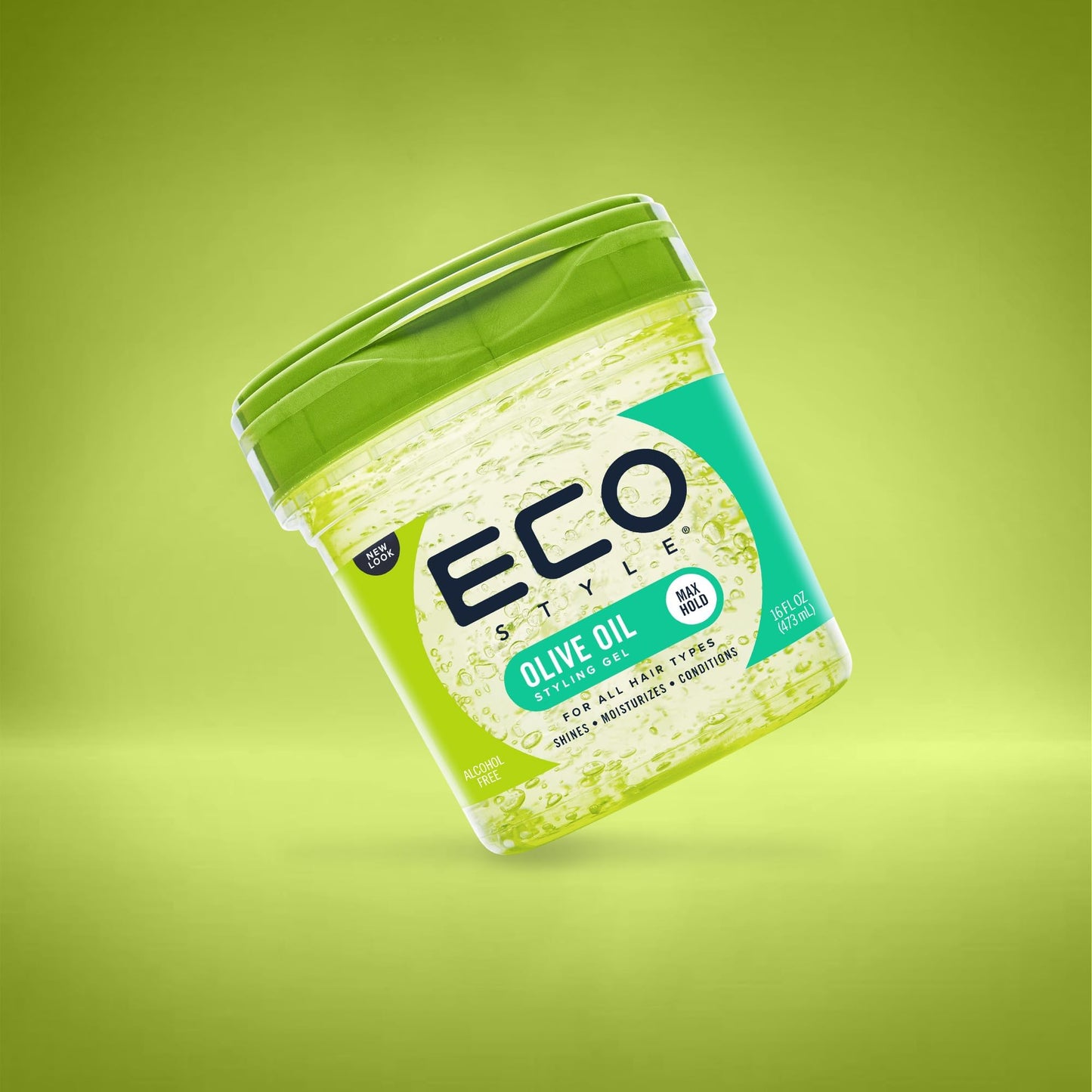 3x Eco Styler Olive Oil Styling Gel - Haargel 473ml (insgesamt - 1,42L)