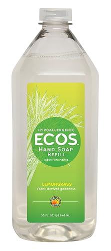 Earth Friendly Products Hand Soap Refill, Lemongrass, 32 Ounce
