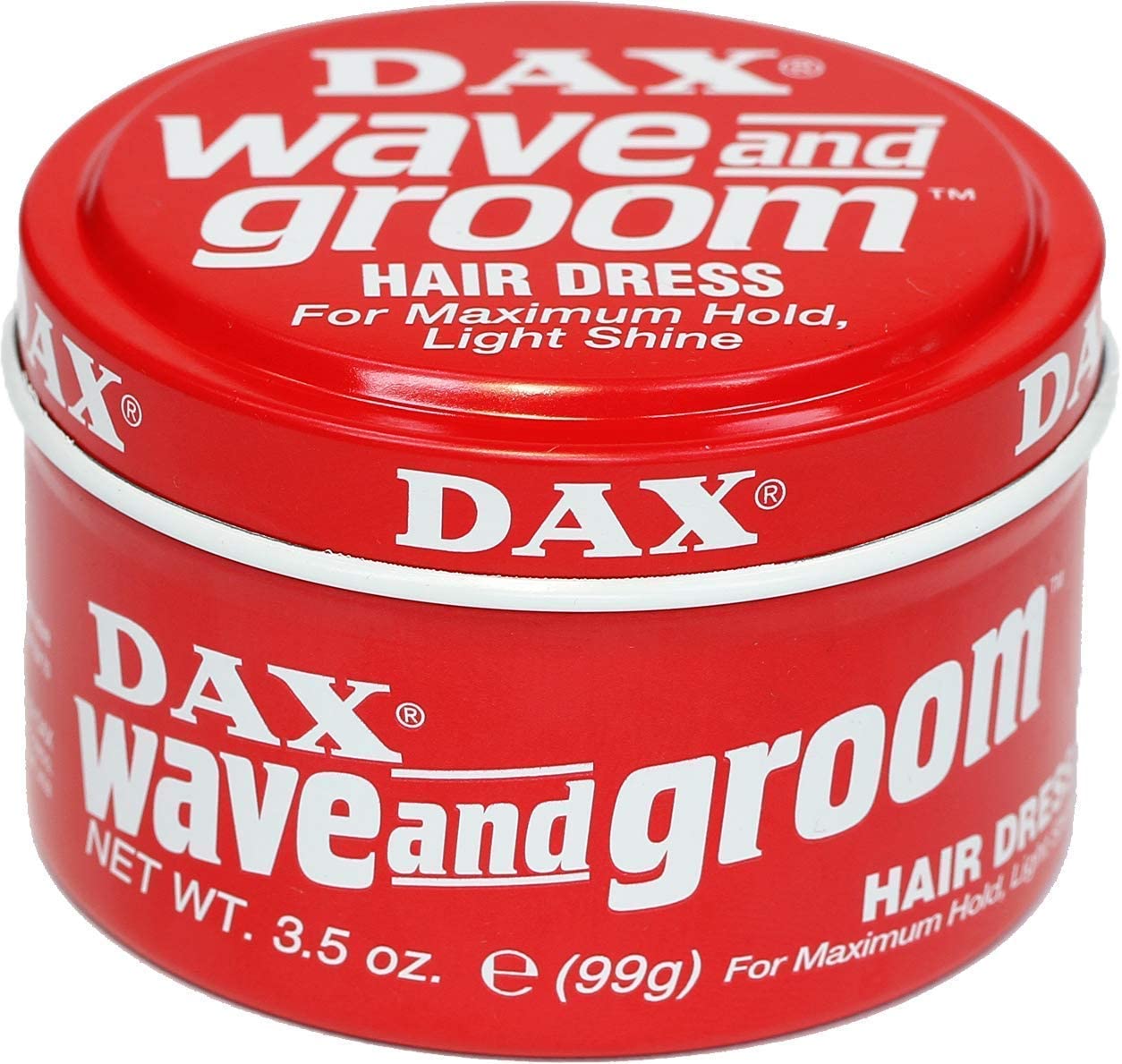Dax Wave & Groom Hair Dress 3.5 Ounce Jar (103ml) (3 Pack)