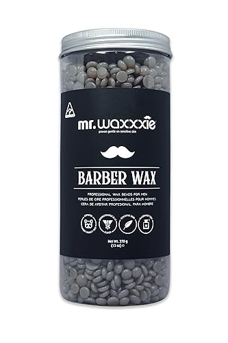 Mr Waxxxie Barber Wax Beads 370gm Salon Quality Hair Removal Designed for Men to use from the Comfort of your own Home