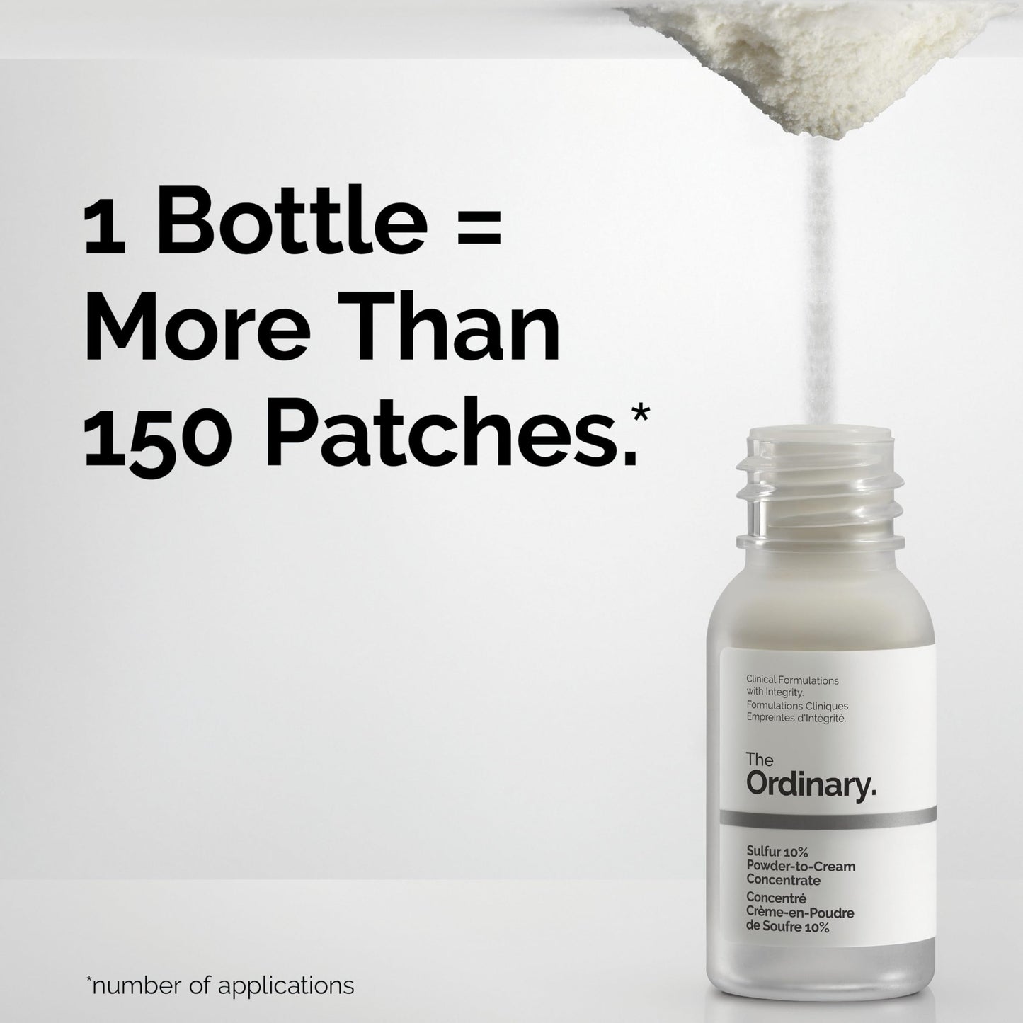 The Ordinary Sulfur 10% Powder-to-Cream Acne Spot Treatment Concentrate, Reduces Pimple Size and Zit Redness, 0.18 Oz Beauty and Personal Care The Ordinary