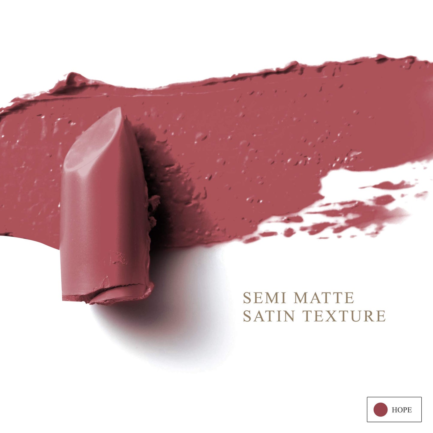 Luxury by Sofia All Natural Lipstick, Semi Matte Lip Color, Moisturizing Lipstick, Non Toxic, Non GMO, Highly Pigmented, Long Lasting Lipstick, Vegan