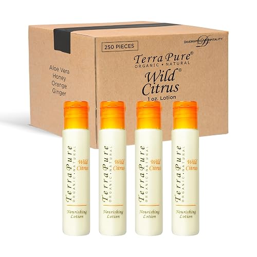 Terra Pure Wild Citrus Lotion, Travel Size Hotel, 1 oz (Case of 250)