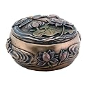 Dragonfly with Flowers Art Nouveau Design Jewelry Holder Box