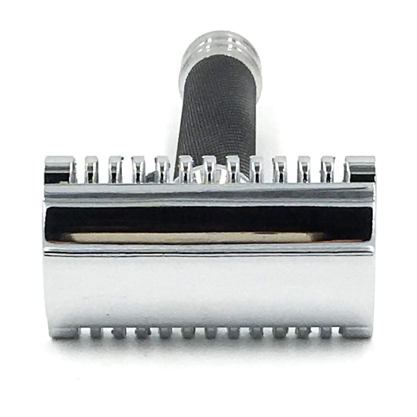 Parker Open Comb Double Edge Safety Razor - Heavyweight Chrome Handle for Closer Shaves - Includes 5 Razor Blades - Ideal for Men with Thick or Coarse Beauty and Personal Care Parker Safety Razor