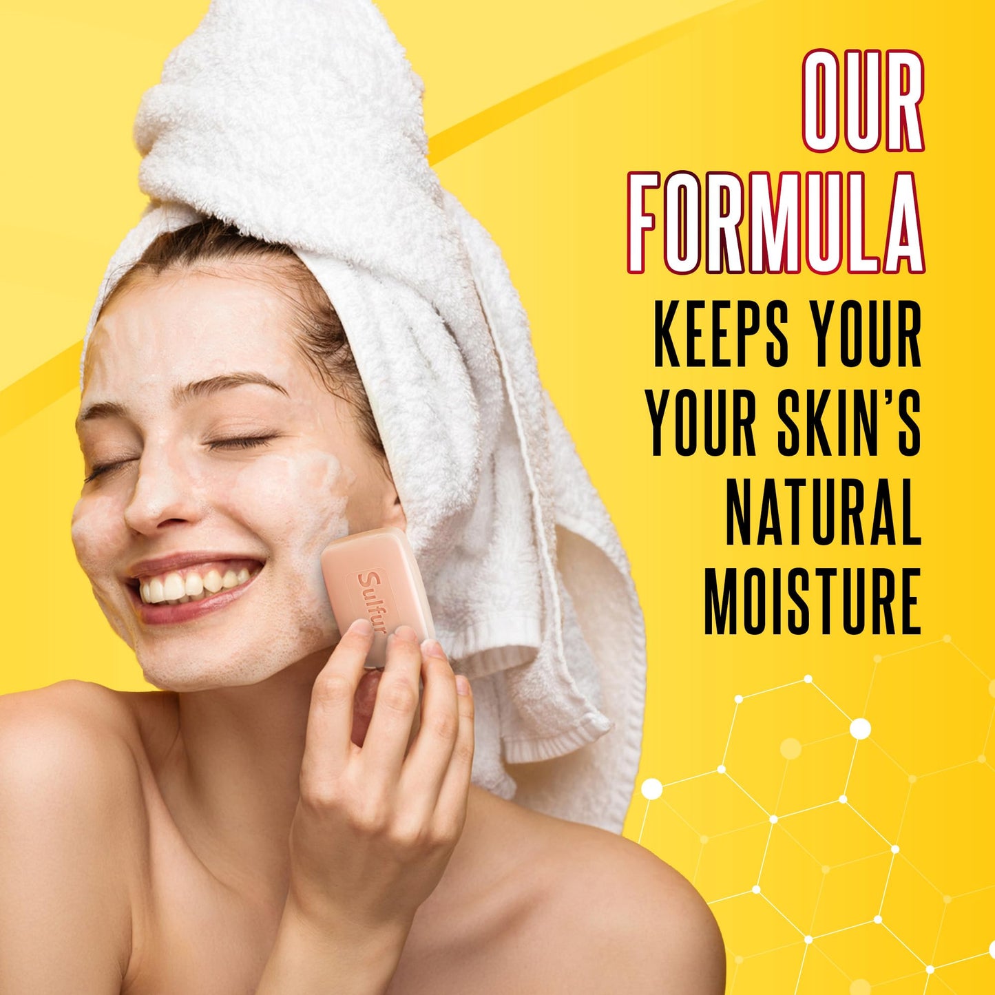 Biosulfur Grisi Acne Treatment Soap: Deep Cleansing, Acne-Fighting, Reduces Inflammation, Prevents Breakouts, Blackheads, Excess Oil, Sulfur Soap Bar