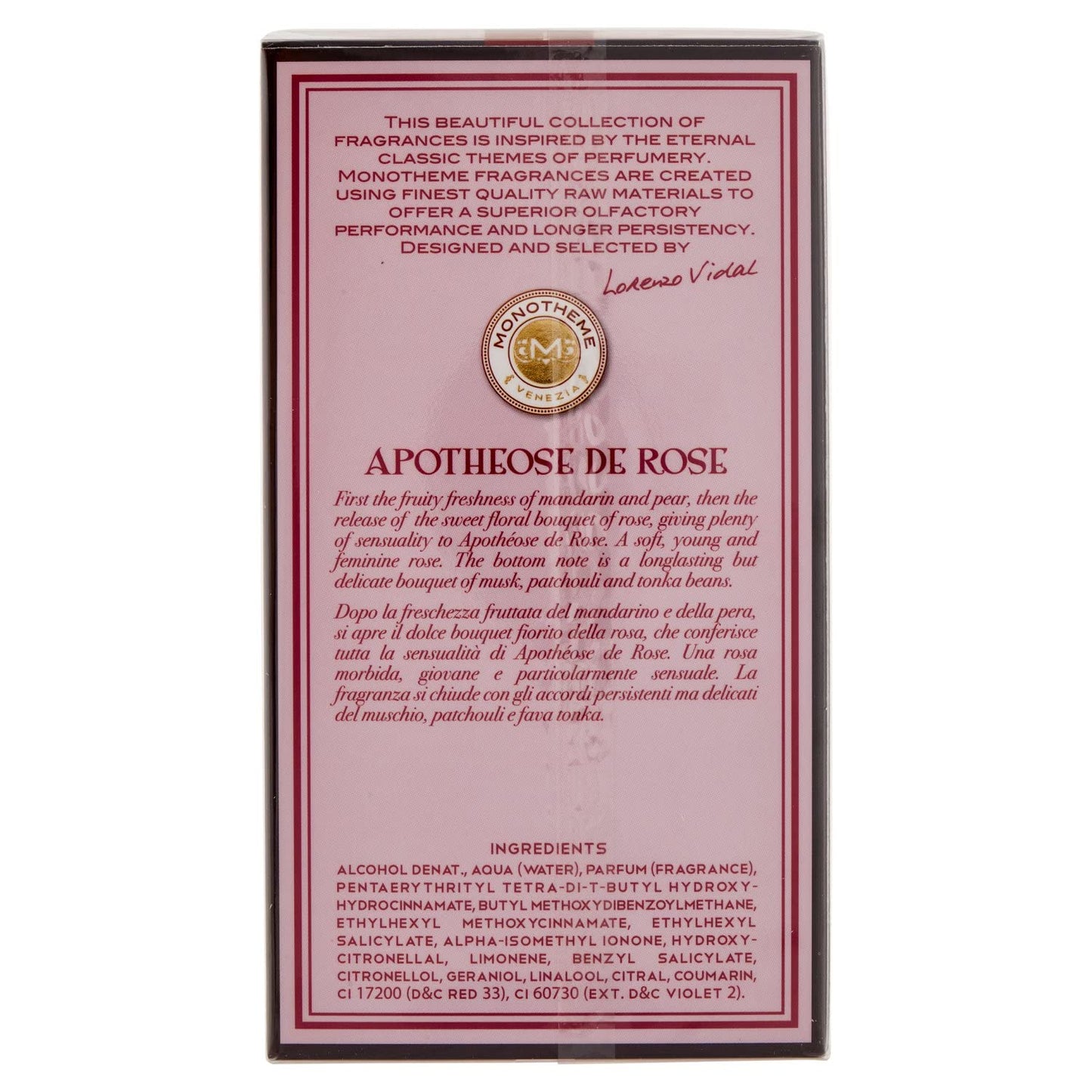 Monotheme Apotheose De Rose, 3.4 Ounce