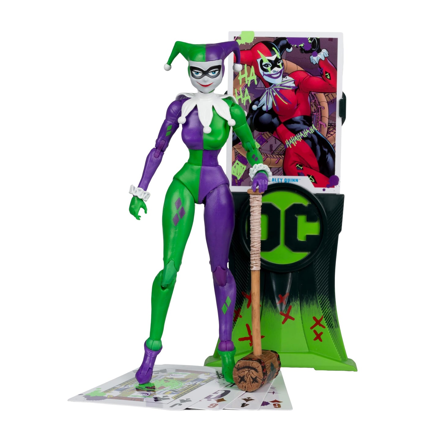 McFarlane DC Multiverse Action Figure Harley Quinn (DC Classic) Jokerized (Gold Label) 18 cm