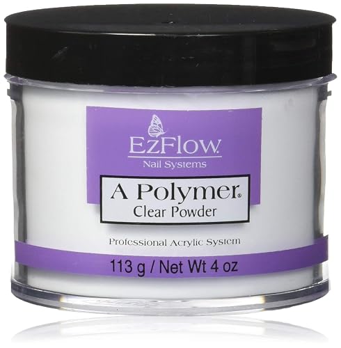 EZ Flow A Polymer Clear False Nails, 4 Ounce Beauty & Personal Care EzFlow