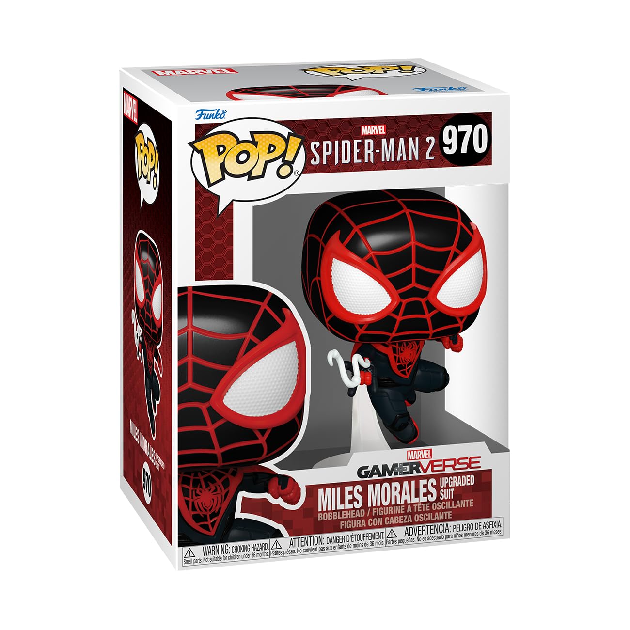 Funko POP! Games: Spider-Man 2- Miles Morales - Spider-Man - Collectable Vinyl Figure - Gift Idea - Official Merchandise - for Kids & Adults - Video…