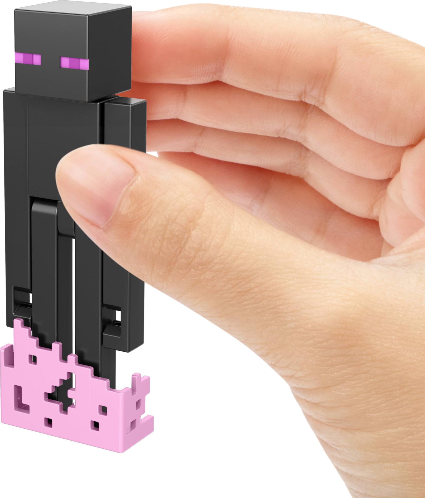 Mattel Minecraft Action Figure & Accessories 2-Pack with Enderman in 3.25-inch Scale, Collectible Toy Set