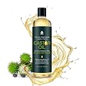 Pursonic Castor Oil (16oz) Cold-Pressed, 100% Pure, Hexane-Free Castor Oil-Moisturizing & Healing, For Dry Skin, Hair Growth - For Skin, Hair Care