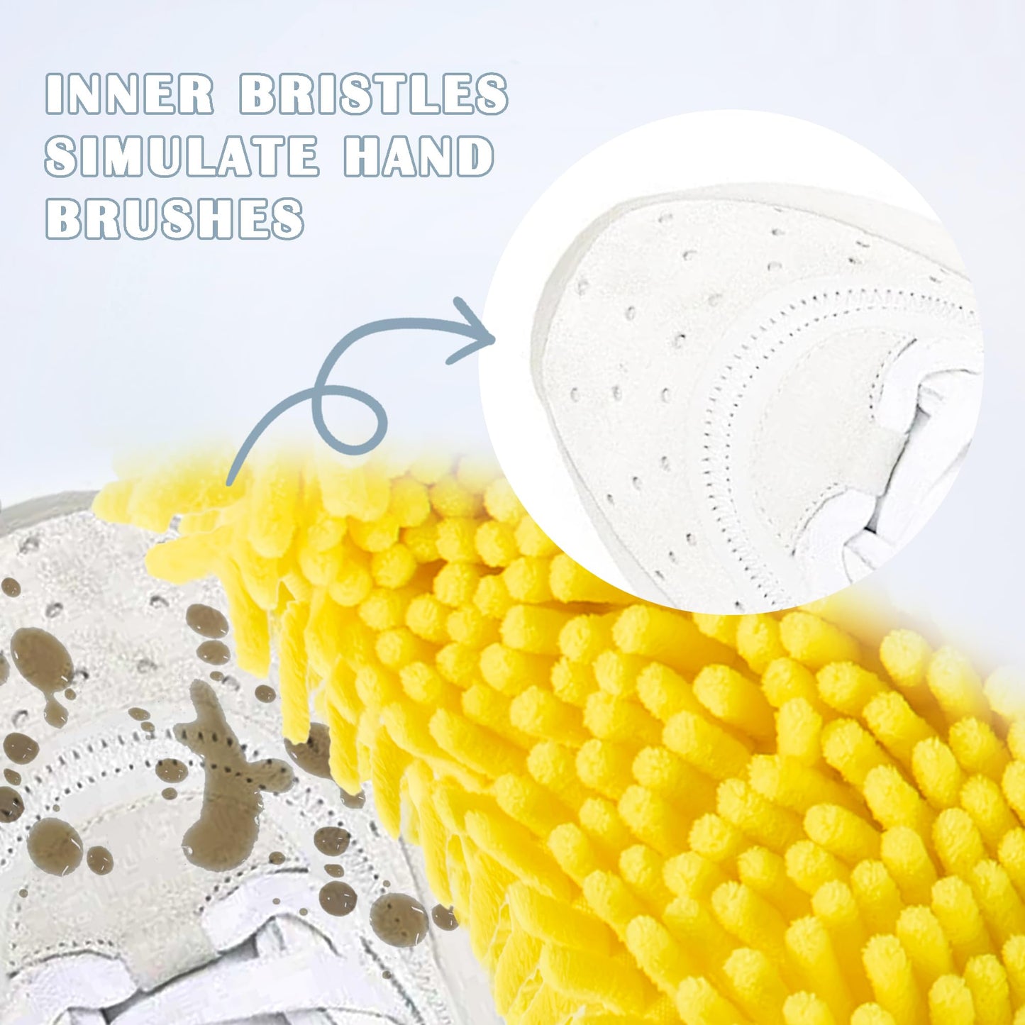 MACTANO Shoe Washing Machine Bag, Sneaker Cleaning Laundry Shoe Bag for Washer Dryer 2PCS