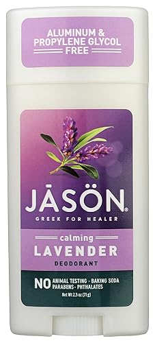 Jason Aluminum Free Deodorant Stick, Calming Lavender, 2.5 Oz