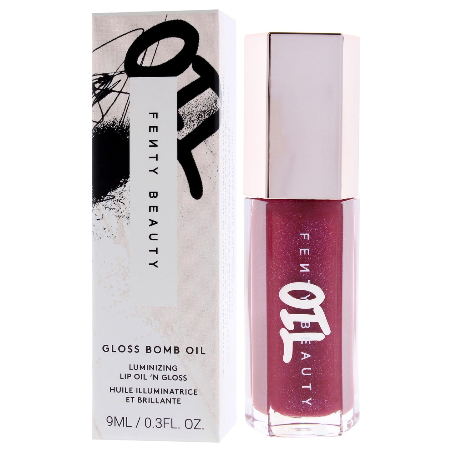 Gloss Bomb Luminizing Lip Oil N Gloss - 04 Razzberry Jamz by Fenty Beauty for Women - 0.3 oz Lip Gloss