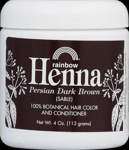 Rainbow Research Persian Dark Brown Henna, 4 Ounce - 6 per case.