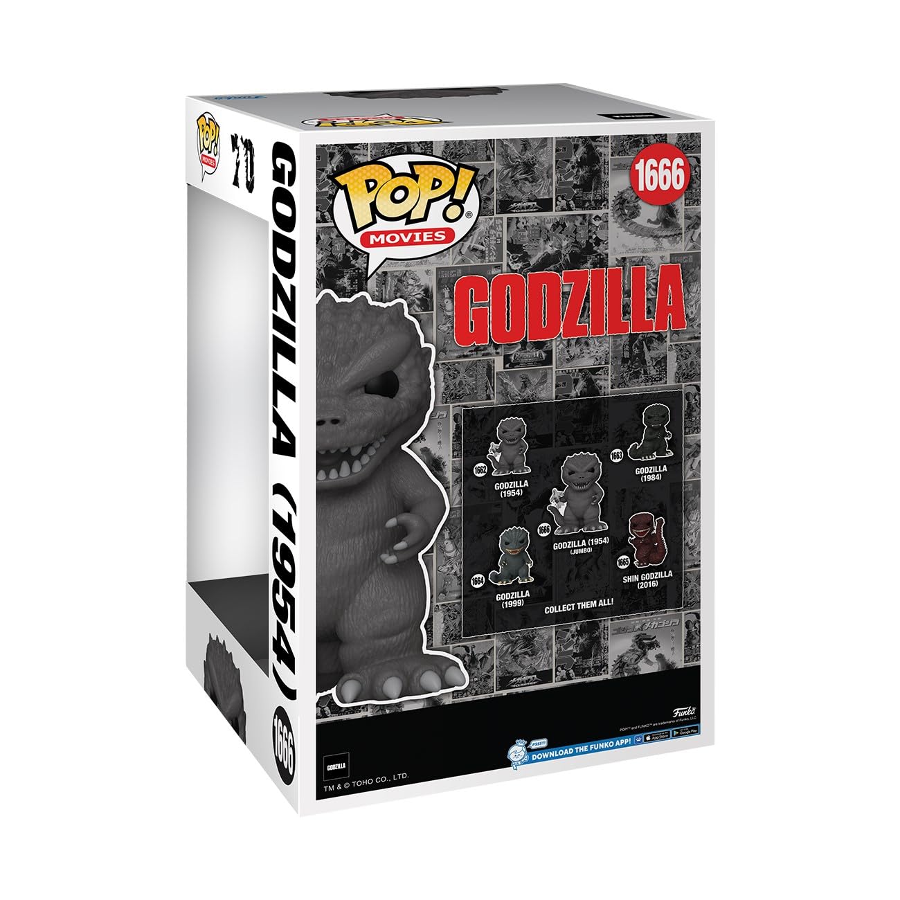 Funko POP Jumbo: Godzilla 70th Anniversary - Godzilla 1954 - Collectable Vinyl Figure - Gift Idea - Official Merchandise - for Kids & Adults - Movies…