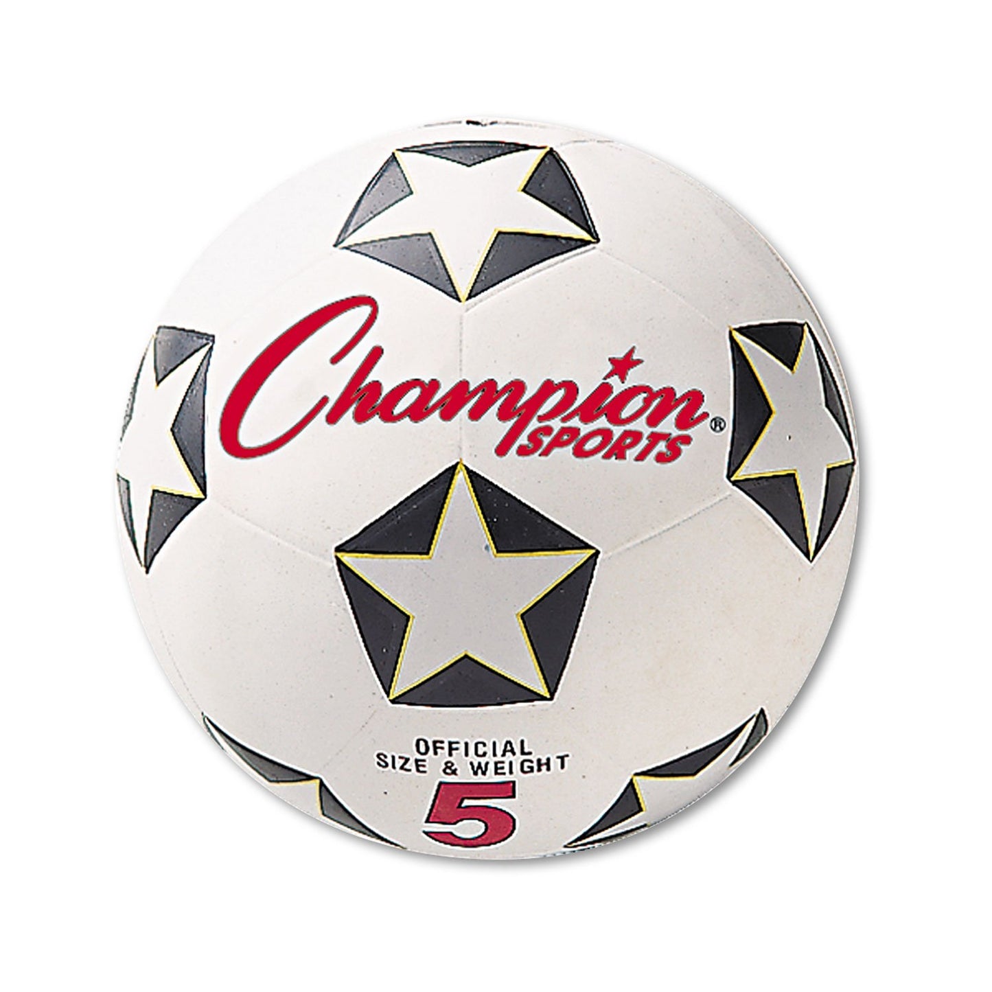 Champion Sports Rubber Cover Soccer Ball - Size 5