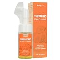 Well's Oil Turmeric Foam Cleanser with Brush | Gentle Foaming Face Wash | Daily Cleanser for All Skin Types | 3.4 fl oz