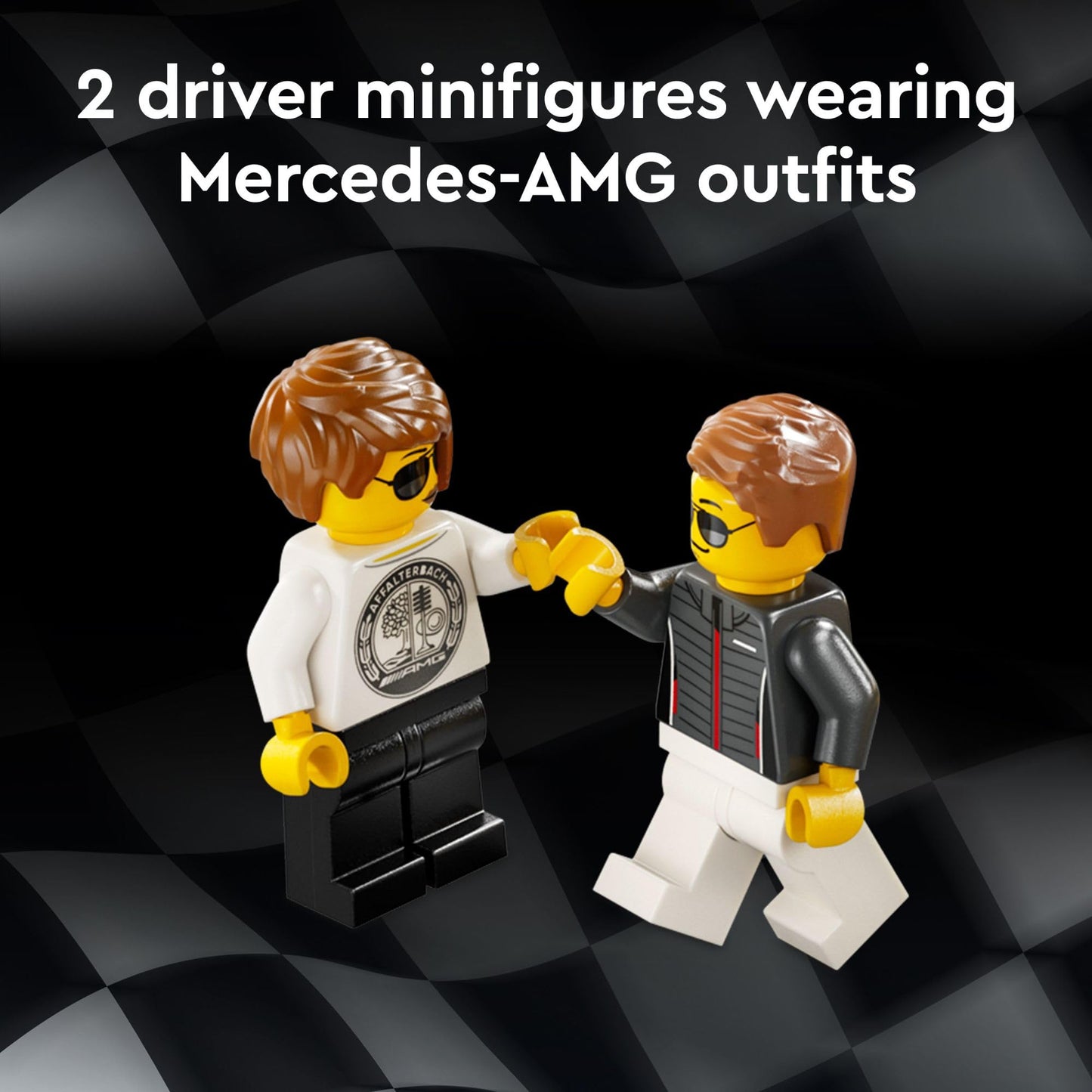 LEGO Speed Champions Mercedes-AMG G 63 & SL 63 F1 Toy Cars, 2 Building Sets with Driver Minifigures, Gift for Kids Ages 9+, 76924