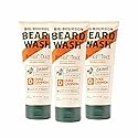 Duke Cannon Big Bourbon Beard Wash, 6oz - Hydrating Beard Cleanser with Hops Extract, Soybean Oil & Barley Protein - Woodsy Oak Barrel Scent, SLS