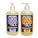 Everyone Botanical Lavender + Coconut Hand Soap & Everyone Botanical Apricot + Vanilla Hand Soap Bundle, 12.75 oz each