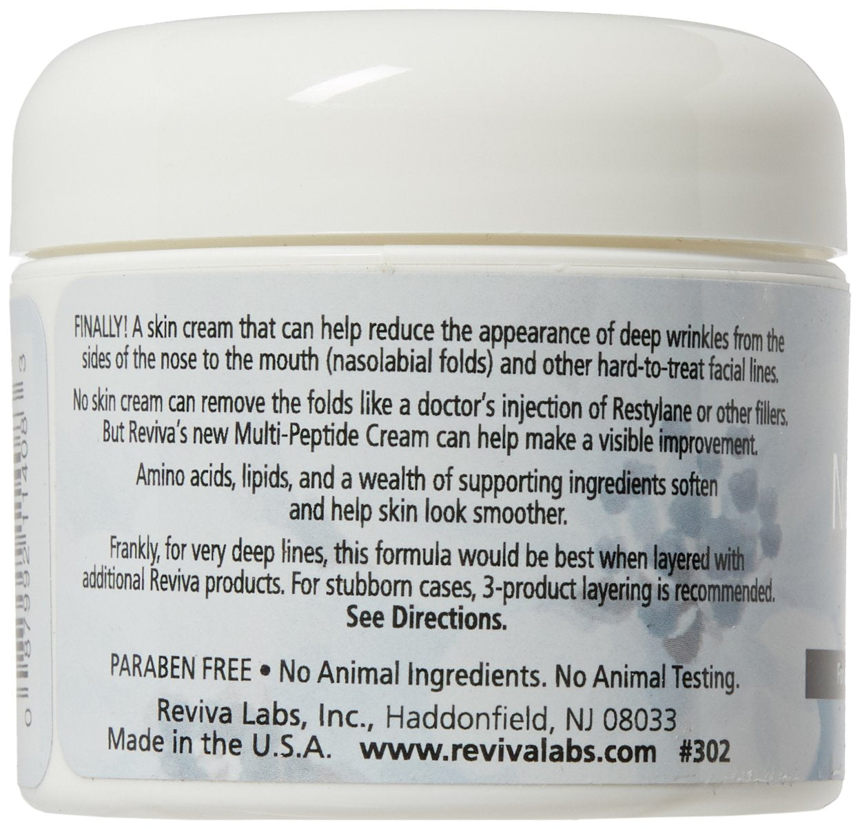 REVIVA Anti-Wrinkle Cream Peptides, 0.05 Pounds