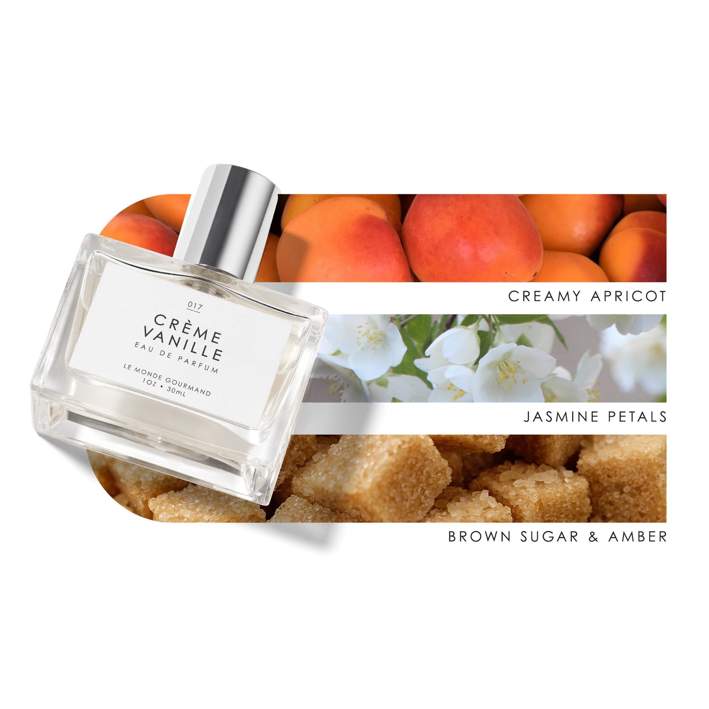 Le Monde Gourmand Crème Vanille Eau de Parfum - 1 fl oz (30 ml) - Warm Vanilla, Jasmine, Amber Perfume Notes