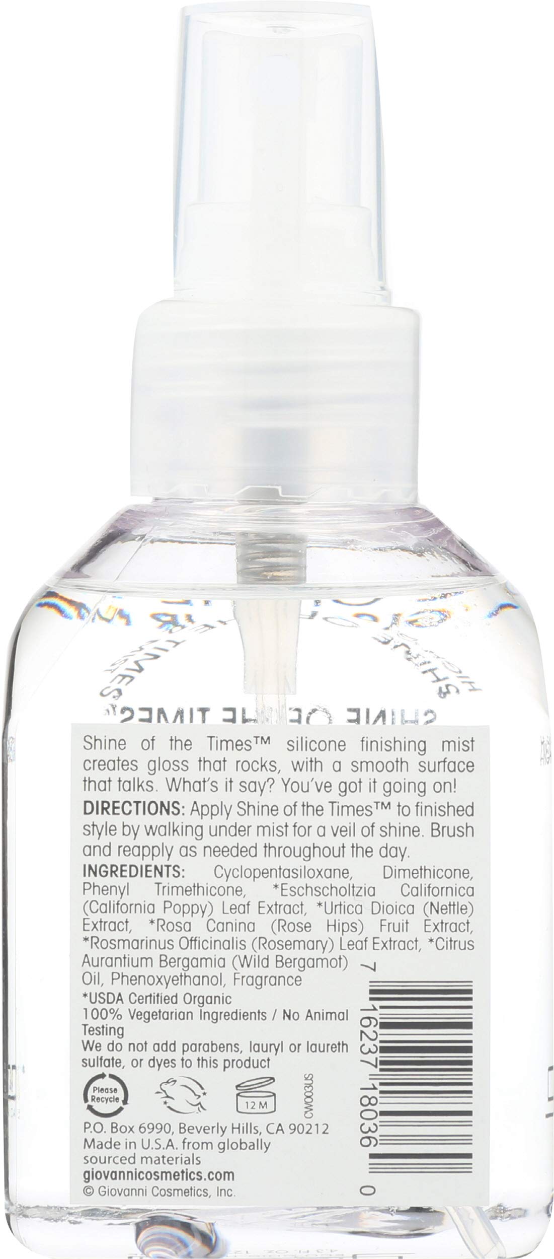 Giovanni Shine of The Times Finishing Mist - 4 fl oz