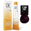GK HAIR Global Keratin Professional Hair Color Cream Tube (3.4 Fl Oz/100ml) Nourishing & Cleansing Colors for Styling High Performance Long Lasting