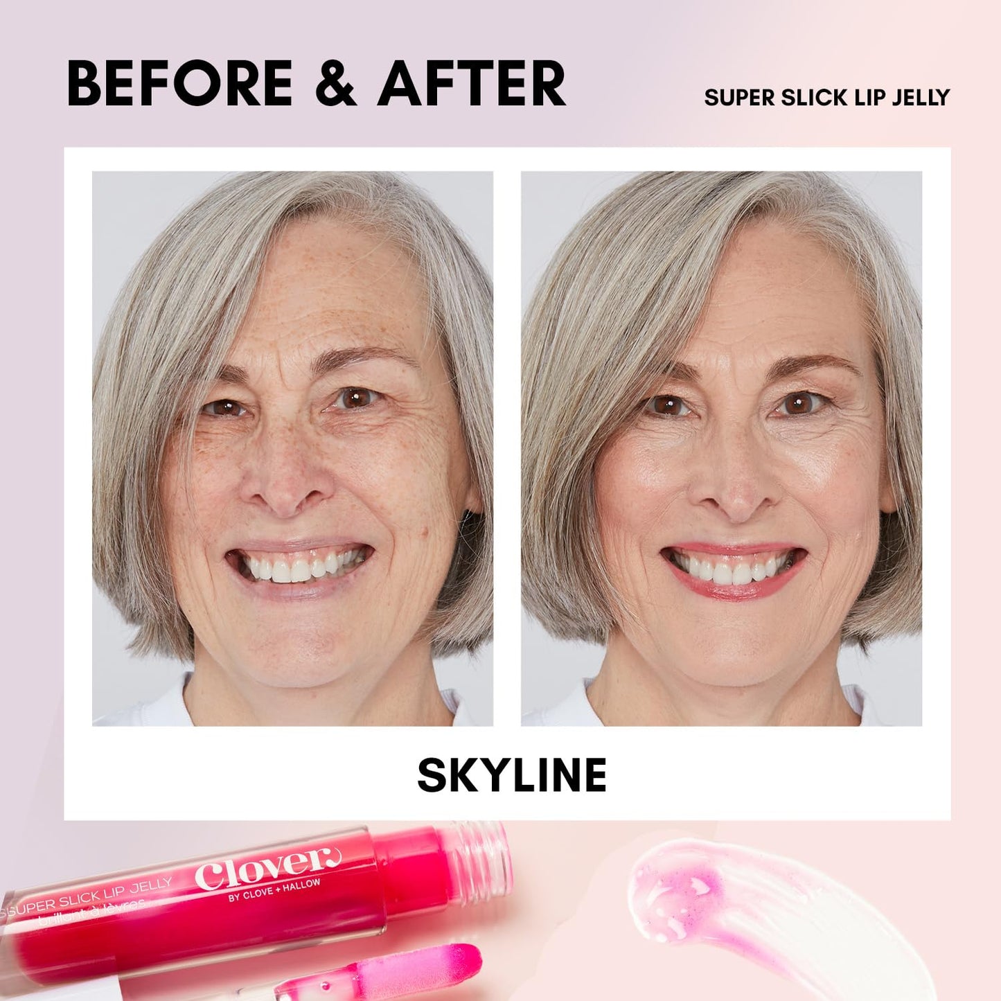 Clover Super Slick Lip Gloss | Non Sticky Lip Jelly, Moisturizing And Hydrating Pigmented Lip Gloss | Cruelty-Free & Vegan Lip Makeup | Shade
