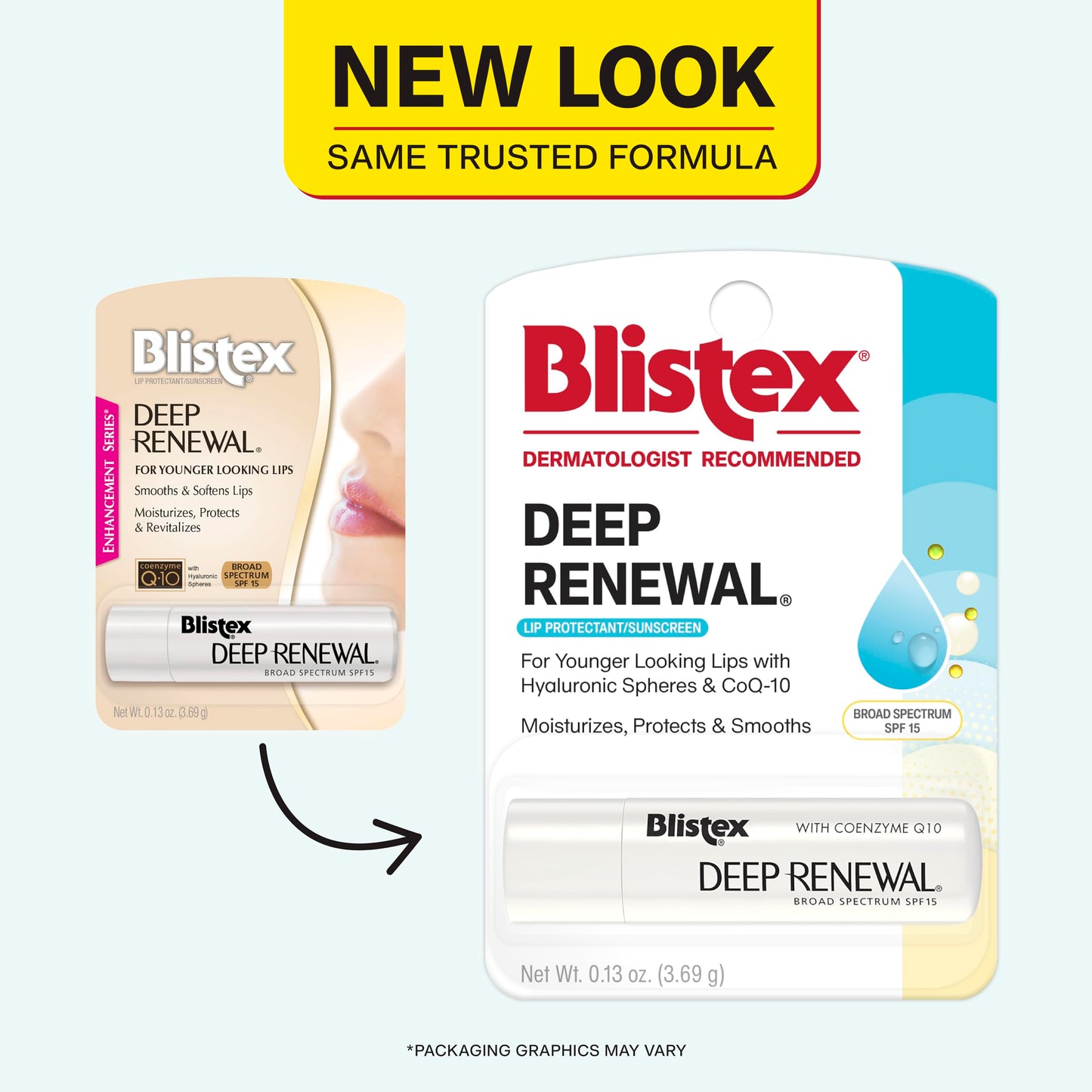 Blistex Deep Renewal Lip Protectant Sunscreen Balm, 0.13 Ounces (Value Pack of 11)