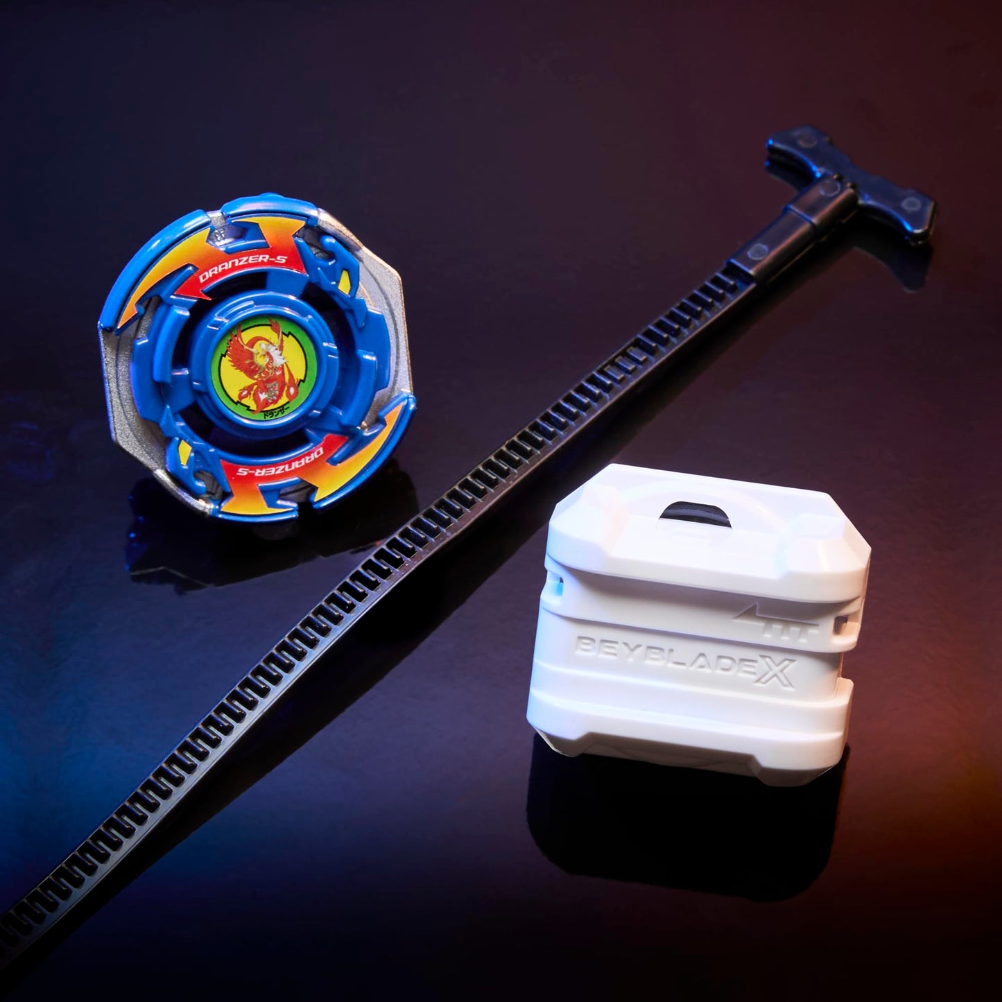 Beyblade X X-Over Project Dranzer Spiral 3-80T Starter Pack Set with Takara Tomy Balance Type Top and Launcher, Battling Tops Game Toys, Ages 8+