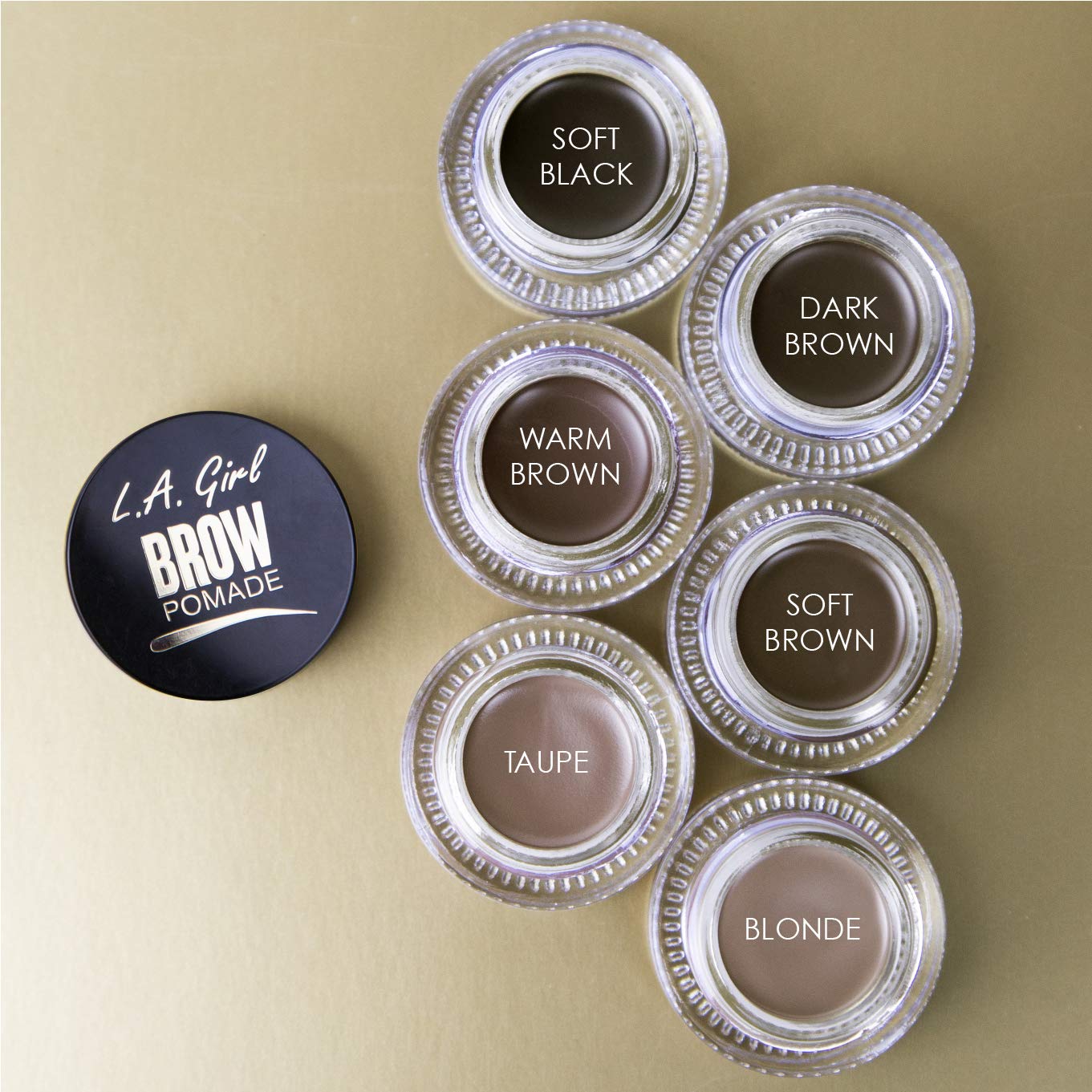 L.A. Girl Brow Pomade, Dark Brown GBP365