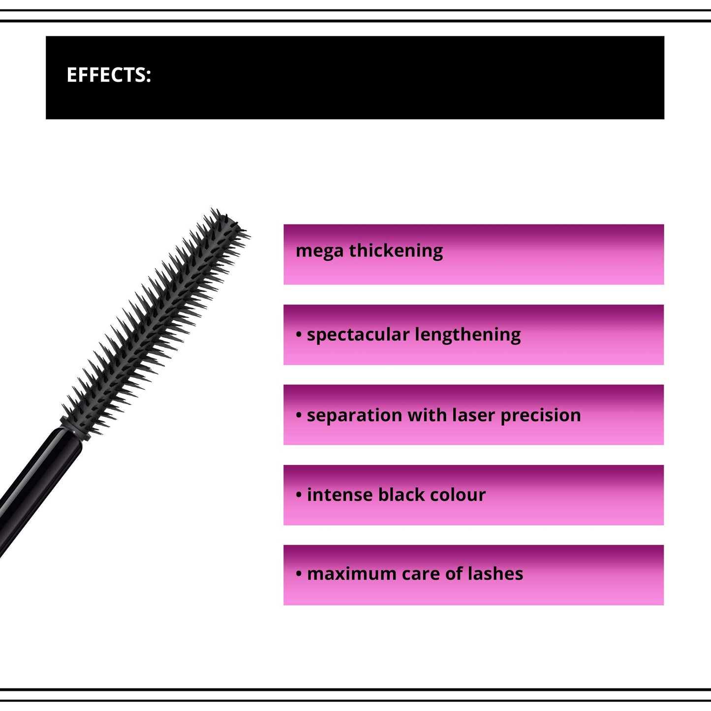 Eveline Mascara False Definition 4D Extreme Volume and Seperation 10ml