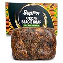 Suplox African Black Soap Bar - African Soap for oily Skin, Ghana Black Face & Body Wash | Face and Body moisturizing cleanser 1 Count. Beauty & Personal Care Suplox