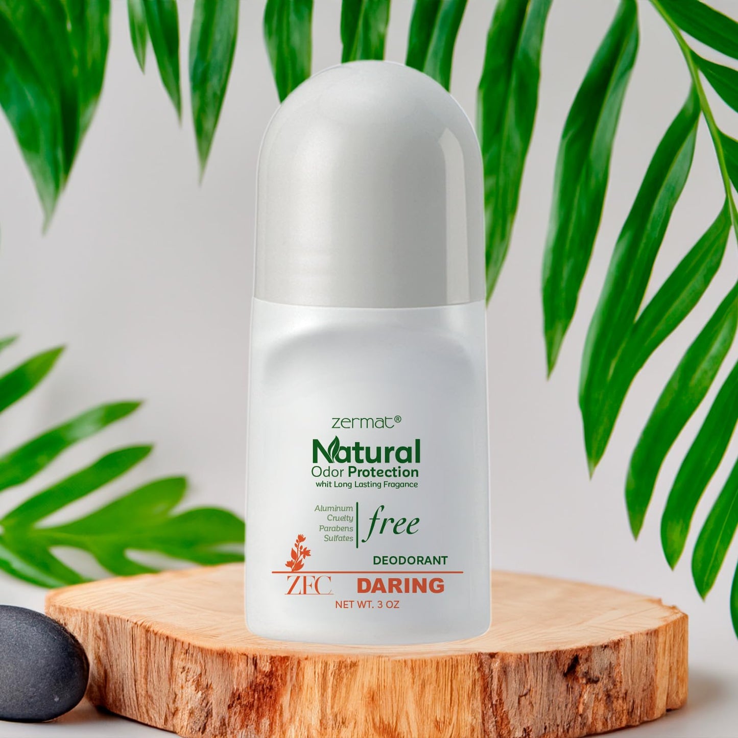 Zermat Vivaze Daring, Natural Roll-On Deodorant, 3 Oz. Beauty and Personal Care Zermat