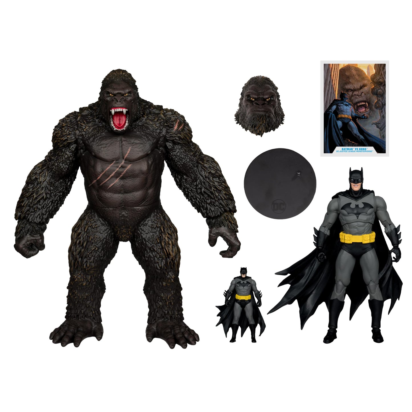 McFarlane Toys - DC Multiverse Batman vs. Kong (Justice League vs. Godzilla vs. Kong) 2pk