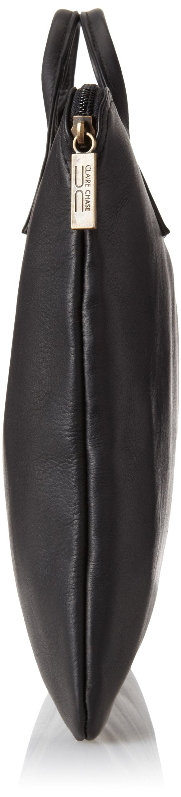 Claire Chase Folio with Handle, Black, One Size