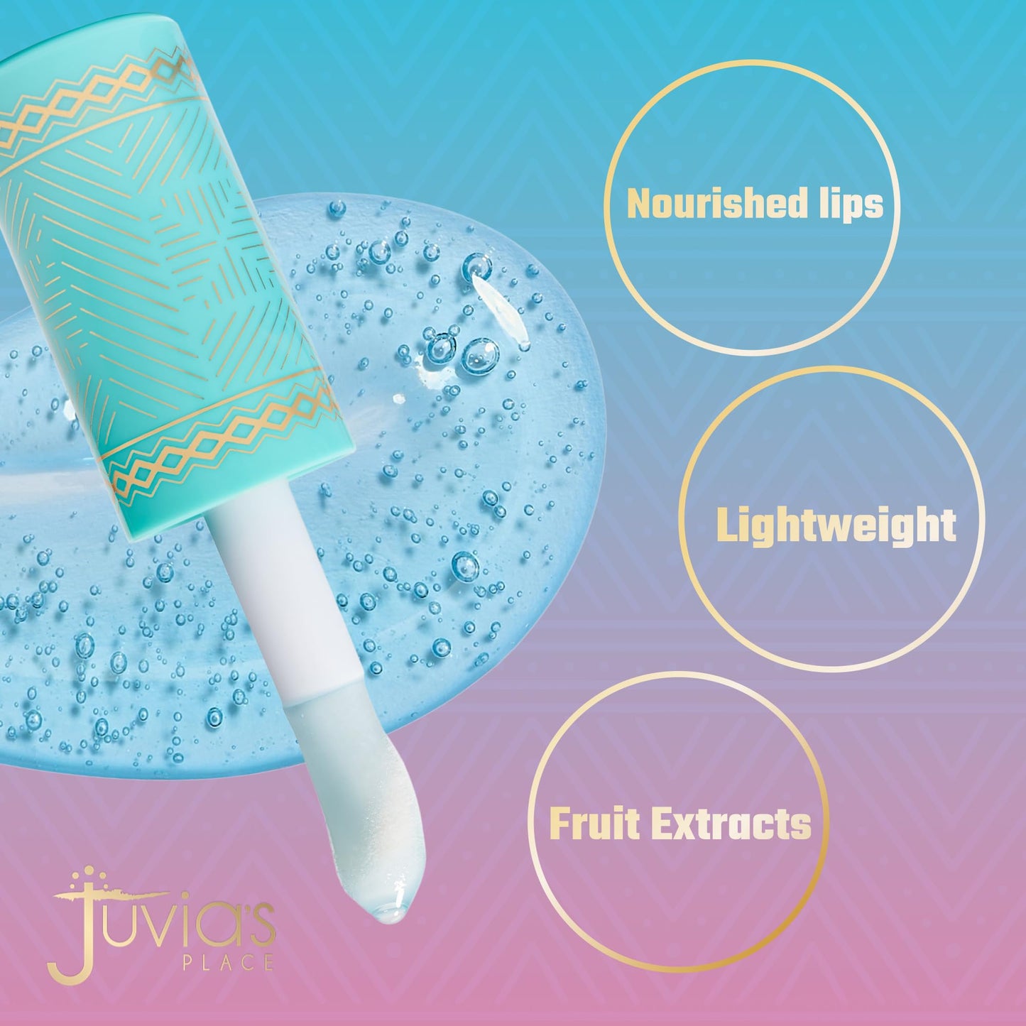 Juvia's Place Magic Lip Oil - Blue Berries - Smooth, Hydrating w/Vitamin E for Soft, Glossy, Juicy Lips - Infused with Fruit Extracts - Tinted,