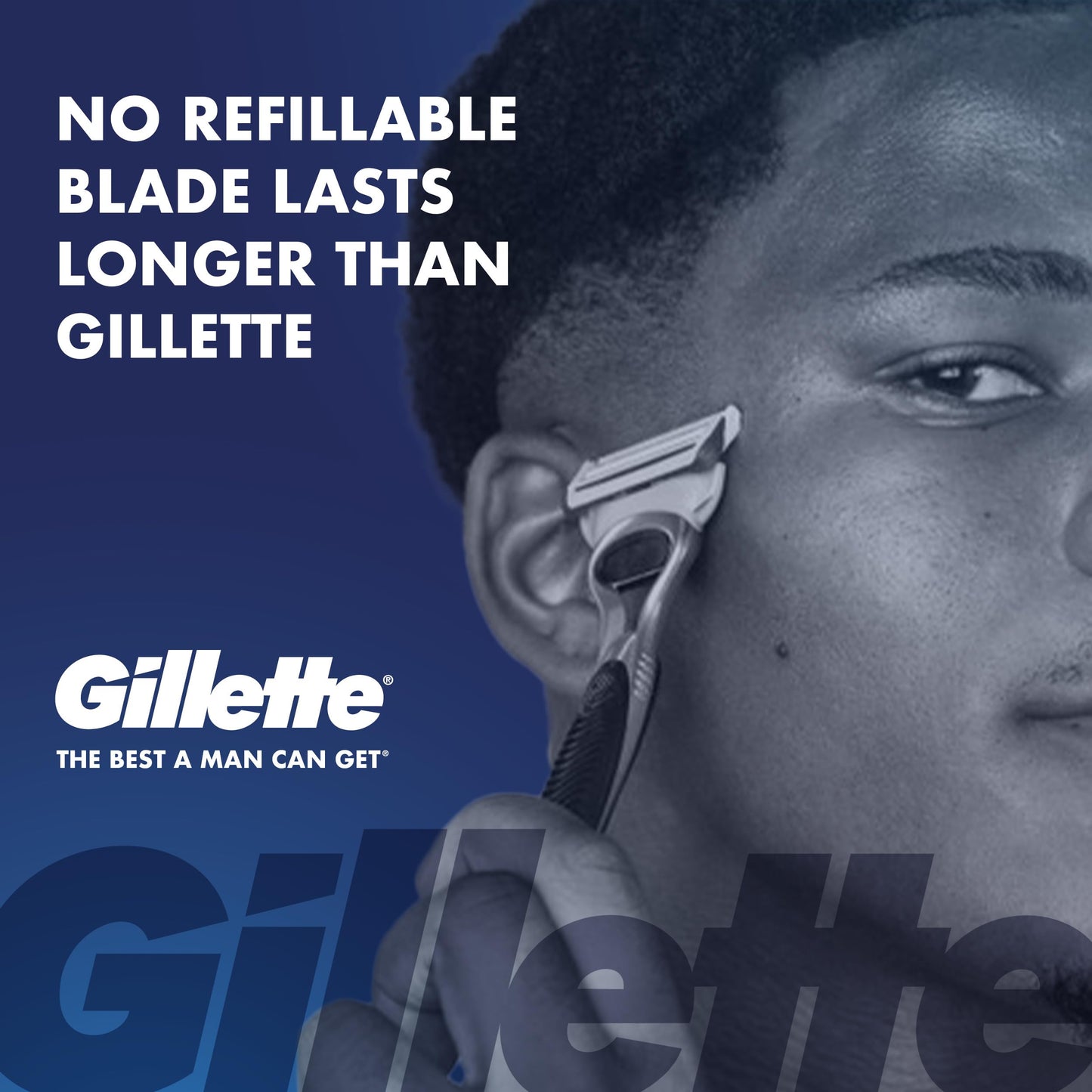 Gillette SkinGuard Razor Blade Refills for Men, 2 Blade Cartridge, SkinGuard for Sensitive Skin, Lubrication, Fits SkinGuard Razor Handles, 8 Count Beauty and Personal Care Gillette