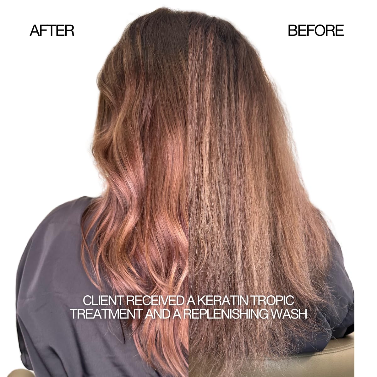 Lasio Replenishing Shampoo and Hair Conditioner Set with Amber Extract, Keratin & Jojoba Oil - Nourishing, Repairing, and Hydrating Formula for Soft