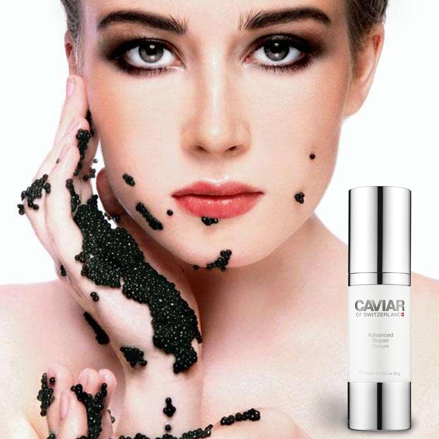 Caviar Hydrating Extract Face Serum - Advanced Repair Serum for Anti-Aging, Facial Lifting & Firming Effect, Removes Wrinkles & Fine Lines | Glowing