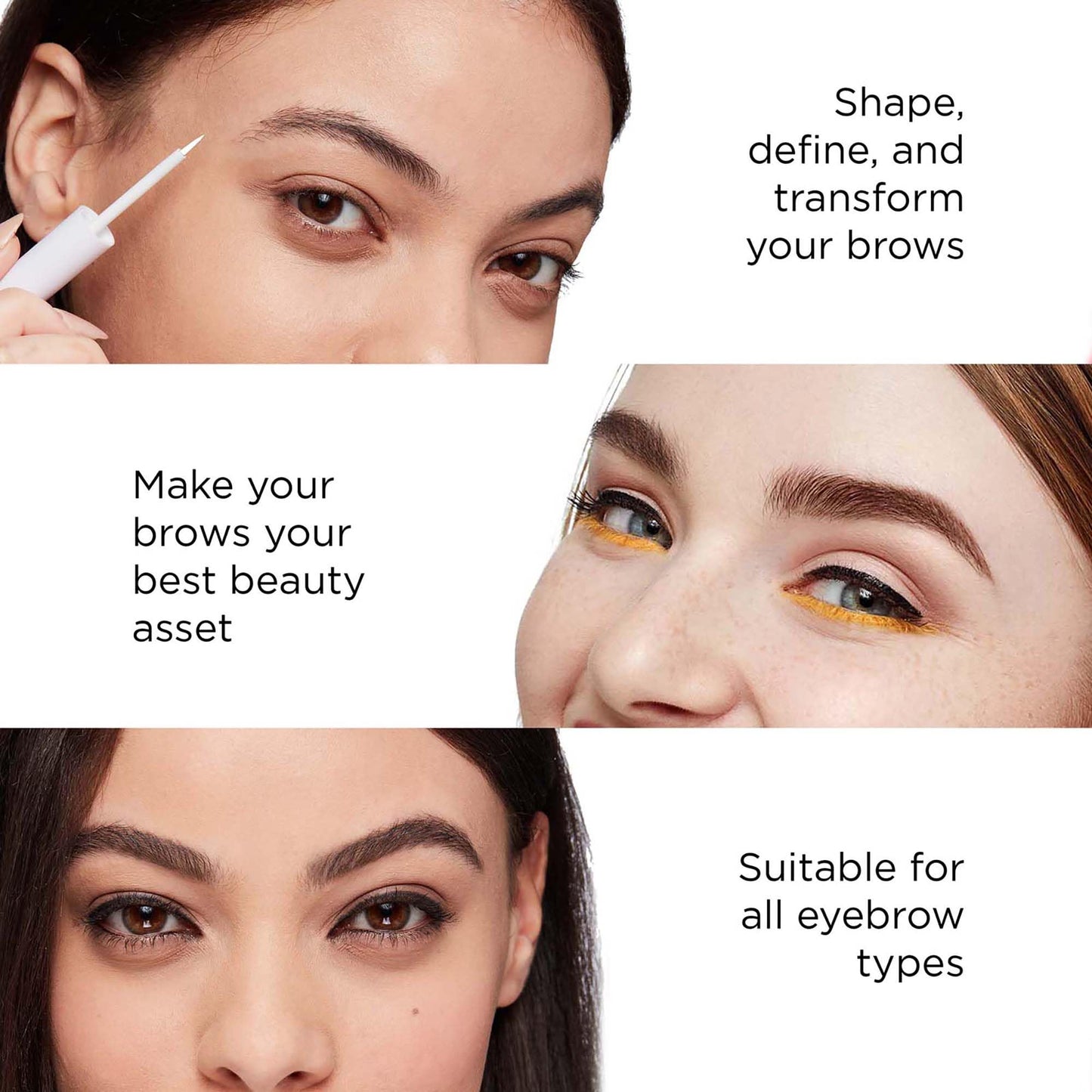 Arches and Halos 2 in 1 Defining Eyebrow Pencil and Powder - Brow Powder with Spoolie Brush - Shape and Fill for Natural Look - Espresso - 0.017 oz
