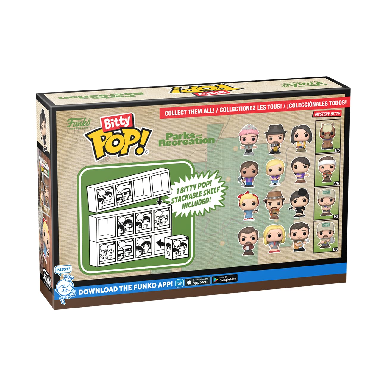 FUNKO BITTY POP!: TELEVISION: Parks & Recreation - Ron 4PK